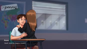 Ponzog's Sizzling Summer Romance: French Teacher Seduced