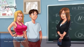 Ponzog's Sizzling Summer Romance: French Teacher Seduced