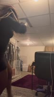 SILENCIA QUEEN's Ratchet Twerking Frenzy with Black Beauty