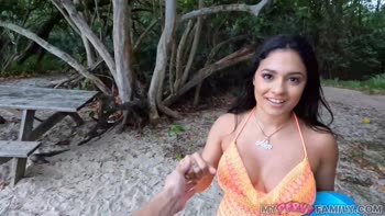 Public Beach Seduction: Stepsis Serena Santos Spills Secrets