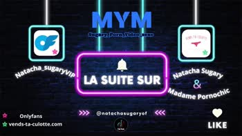 Natacha Sugary's French Flirtation: Wet Cam Fun and Sensual Solos