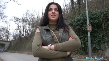 Public Agent Outdoor Orgasms for Serbian Beauty