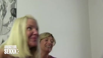 Grannies Share Cock in Dirty Threesome