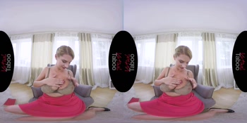 Katerina Hartlova VR - Katerina's Solo Seduction: A Stepmom's Blushing Bliss