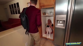 College boy rough fucks petite blonde teen (18+) Maria Jade