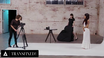 TRANSFIXED - Khloe Kay Succumbs To Lust At Her Photoshoot With Adriana Chechik & Natalie Mars