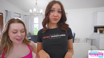 Peace Maker Stepbro Uses His Dick to Bring Squabbling Friends Mia River & Haley Spades Together
