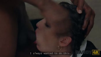 DADDY4K. WEDNESDAY ADDAM'S BIG BLACK COCK DREAM finally came true