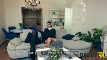 DADDY4K. WEDNESDAY ADDAM'S BIG BLACK COCK DREAM finally came true