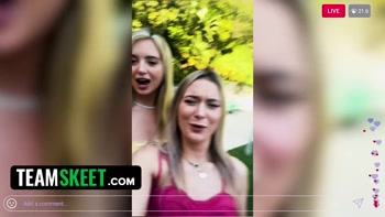 Julia's First Spit Roast at the Frat - Spring Break Heat