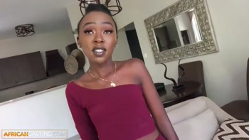 Homeschooled Ebony Teen (18+)'s Rude Awakening: Her Parents Were Strict But I'm Even Tougher