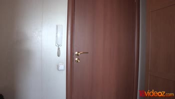 Young Blond's Perfect Cumshot Solution for Her Cuckold Hubby