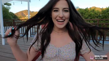 Real Teens (18+) - Beautiful Aubree Valentine Fucked On First Porn Casting