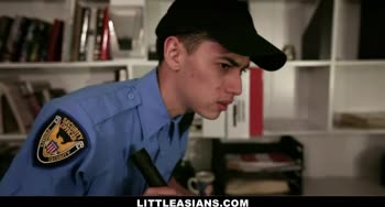 LittleAsians - Tiny Asian Ninja Rides A Tied Up Stud's Big Dick