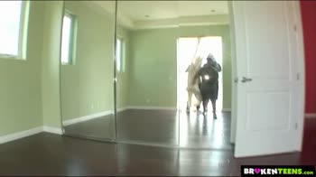 Christine Alexis' Surprise Fuck with a Hung Monster