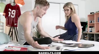 Cory Chase's StepSister Seduction With Brick Danger