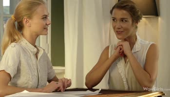 Nancy A and Alexis Stal's Steamy Lesbian Encounter