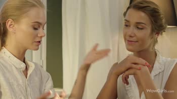 Nancy A and Alexis Stal's Steamy Lesbian Encounter