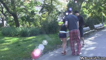Cheating Girlfriend's Secret Desire: Brother's Massive Cock