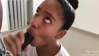 Nysdel's Steamy Secret: Brunette Blows Best Friend's Boyfriend Before BBC FaceFuck