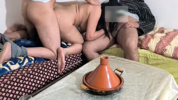 Arab Sex Ahlam - Ahlam's Arabian Anal Delight: 60FPS Threesome Frenzy