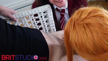 Victoria Greene's British Threesome Seduction in Uniform