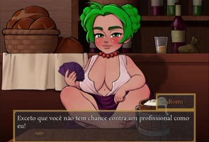 ErotilaysNC - Tiny Temptress Teases in Strip Game with Dwarf Friend