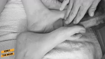 Daddy's Feet Treat: KinkyNtheBrain's Squirty Footplay
