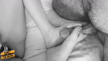 Daddy's Feet Treat: KinkyNtheBrain's Squirty Footplay