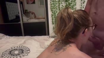 Savory Swallow: Blonde Amateur's Sperm-Filled Blowjob