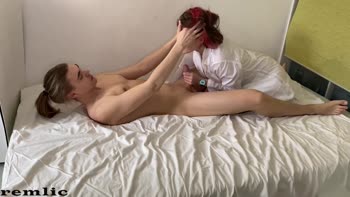 Sexy Nurse Remlic's Romantic Cowgirl Creampie