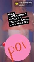 AlexisJ304's Sizzling Wet T-Shirt POV Solo
