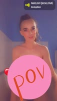 AlexisJ304's Sizzling Wet T-Shirt POV Solo