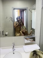 Am1GoTV's Morning Shower Screw: Blonde Babe's Big Ass Doggystyle