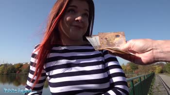 Public Agent Hot Russian Renata Fox Rides a Big Cock