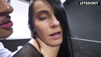 Czech Brunette Spreads Her Ass for Deep Anal and Takes a Creampie