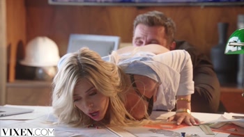 VIXEN Seductive Allie has passionate affair with her boss