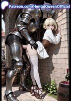 3D Futa Knight Fucks Blonde Babe in Tavern - Huge Cock Creampie Hentai Animation