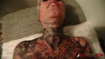 Sascha Ink's German Cougar Seduction: Tattooed Big Boobs & Long Cock