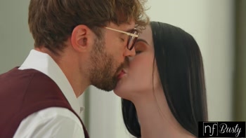 Violet Voss's Sensual Seduction: Deep Throating and Handjobs