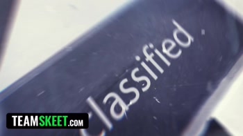 Office Seduction Unleashed: Teen (18+) Brunette Torn Between Colleagues