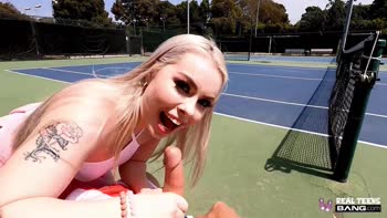 Real Teens (18+) - Haley Spades Fucked Hard After A Game Of Tennis