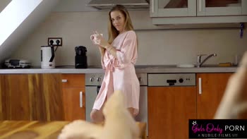 Hot Blonde Eveline Dellai Makes GF Clara Mia Orgasm Multiple Times - S1:E10