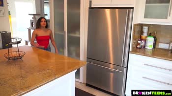 Keilani Kita's POV Encounter: A Big Cock for Her Tiny Teen (18+) Ass