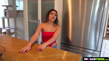 Keilani Kita's POV Encounter: A Big Cock for Her Tiny Teen (18+) Ass