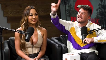 SURPRISE THREESOME BREAKS OUT DURING PODCAST ft. Cherie Deville, Kazumi & Damon Dice