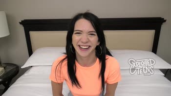 Riley Jean's Sultry POV Blowjob: Fat Cock Devoured by College Cutie