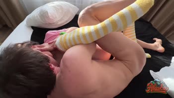 Alaska-Young - Alaska's Step Sister Surprised by Brother's Hung Big Cock Craving