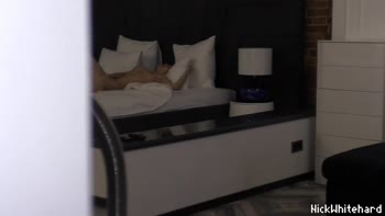 Nick Whitehard - Nick's Massive Cumshot on Petite Teen (18+)'s Flat Belly
