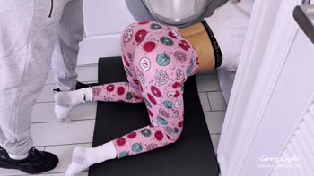 CarryLight MILF's Step Son Fills Her Up In The Wash Machine